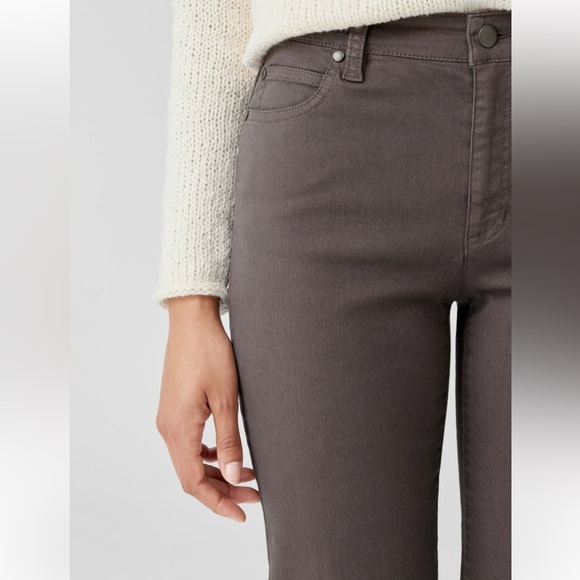 NWOT - Eileen Fisher Organic Cotton Denim High-Waisted Jean - Size Large - Picture 6 of 8